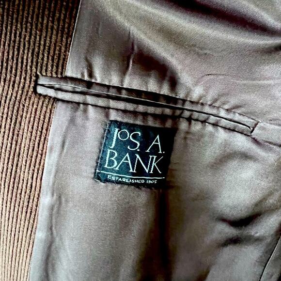 JoS Bank Men’s Brown Corduroy Blazer Sportcoat - 46R/XL - Picture 10 of 10